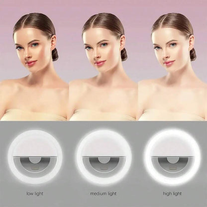 Mini Selfie Ring Light - USB Herlaaibare LED Light