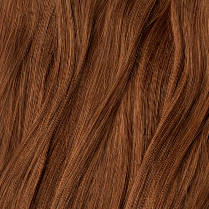 Clip in Ponytail - Chestnut Brown 6