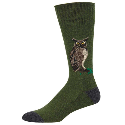 Wise Guy Owl Socks - LG