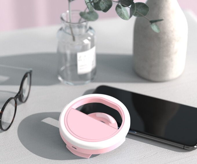 Mini Selfie Ring Light - USB Herlaaibare LED Light