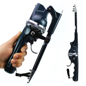 Compact Telescopic Fishing Rod Kit: Perfect to take with you - Fishing opportunity always within reach!