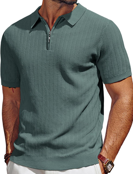 Cool Comfort Quarter Zip Polo