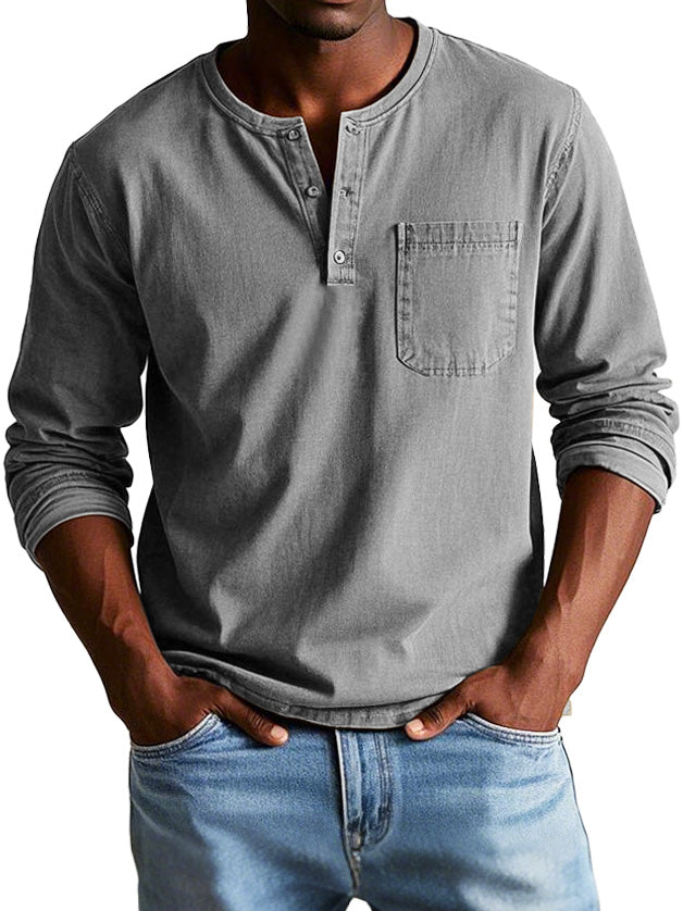 Vintage Comfort Henley Shirt