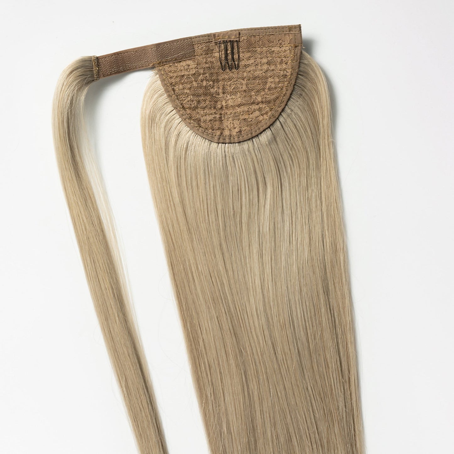 Clip in Ponytail - Dark Ash Blonde 14B