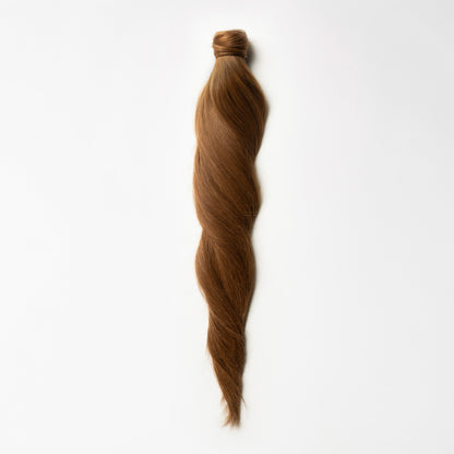 Clip in Ponytail - Chestnut Brown 6