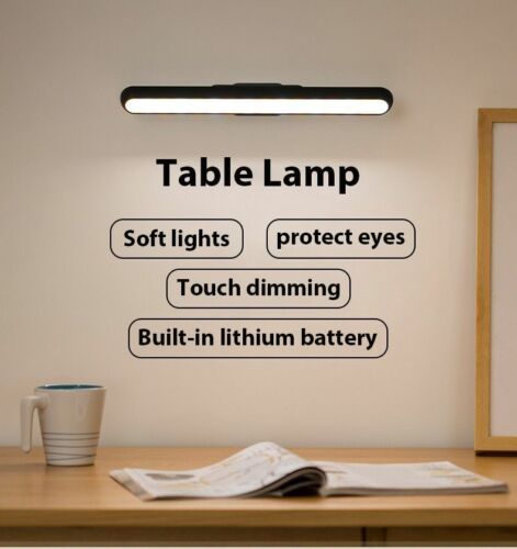 Magnetic LED Desk Lamp with Touch Dimming and USB Recharge